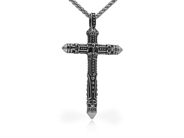 Edelstahlanhänger "Kreuz"