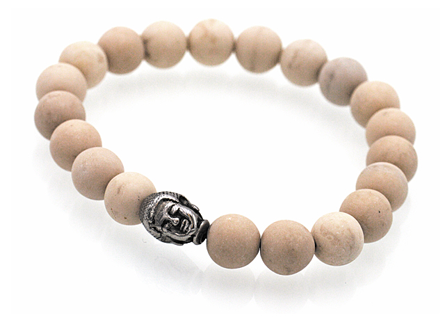 Armband "Buddha" mit Natursteinen