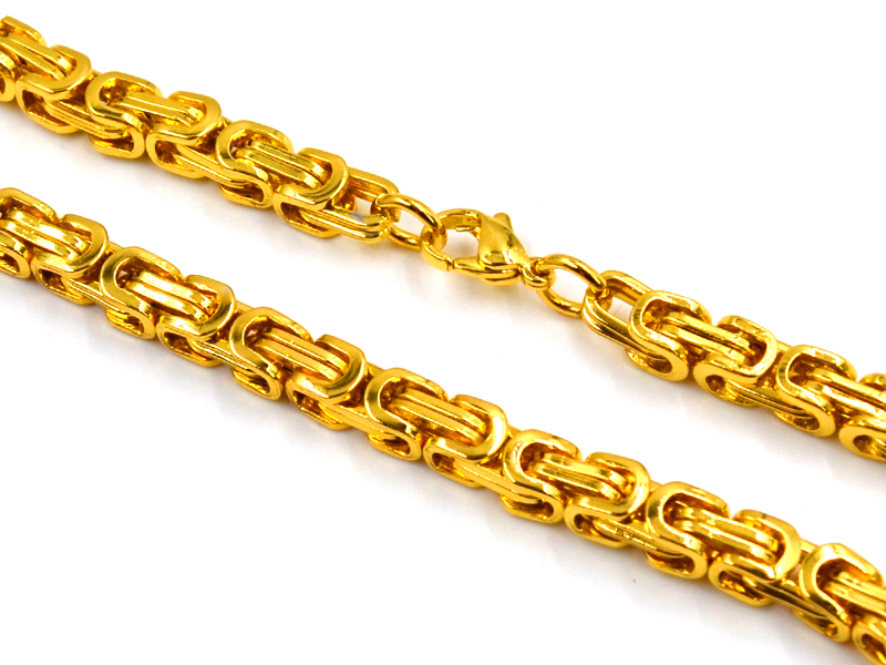 Königskette vergoldet (61cm x 0.5cm)