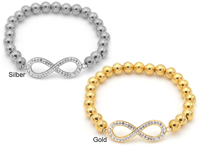 EDELSTAHLARMBAND "INFINITY"