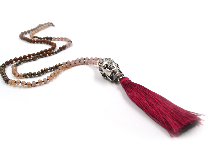 KETTE "BUDDHA" ROT