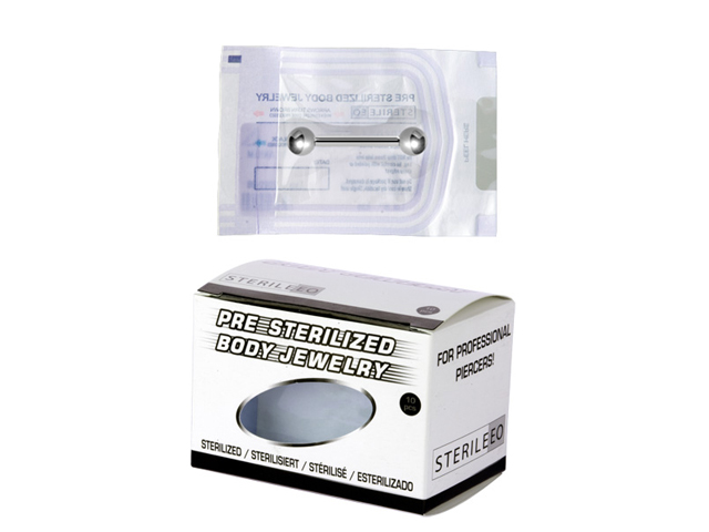 STERILIZED TITANIUM MICRO BARBELLS (10PC/PACK)