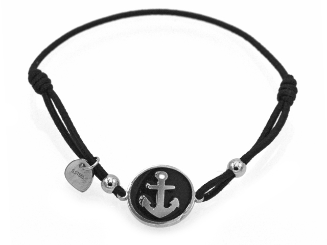 Armband "Coin Anker" mit Edelstahl