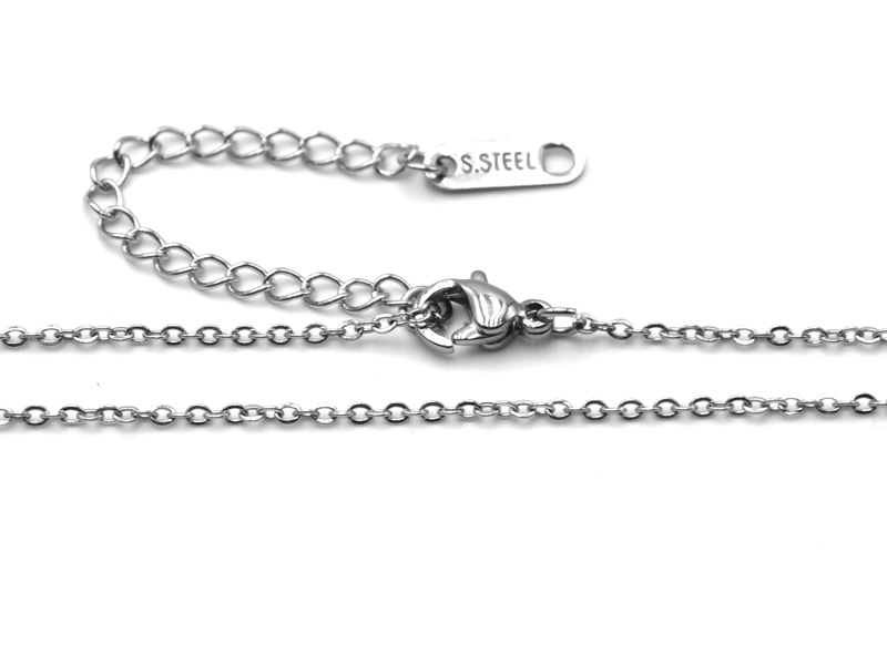 Edelstahlkette Hande der Fatima (45cm+5cm)