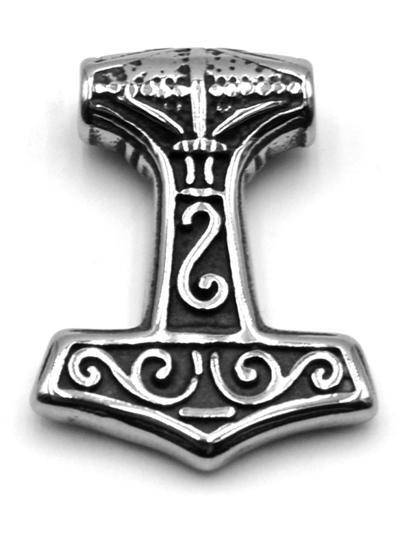 Edelstahlanhänger  "Thors Hammer" (3x2cm)
