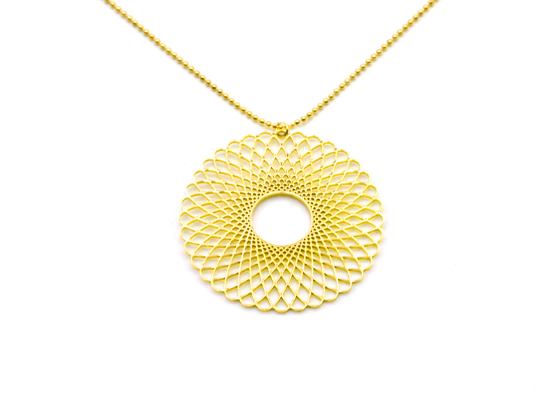 Edelstahlkette mit Anhänger (75cm)