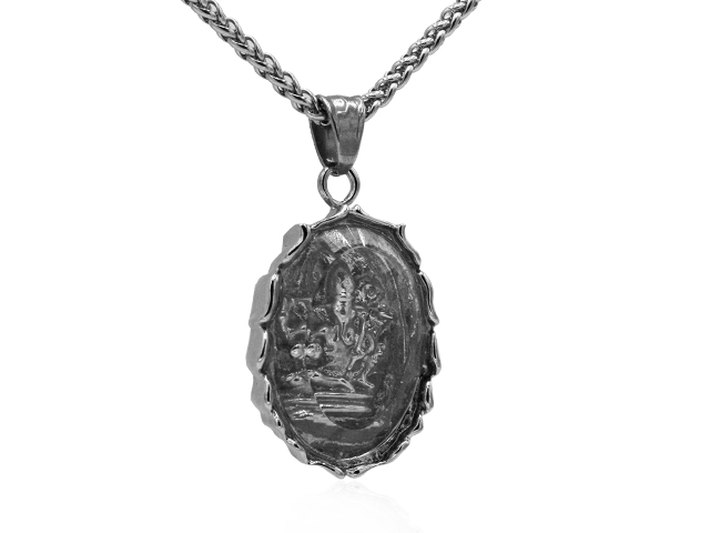 EDELSTAHLANHÄNGER "GANESCHA"