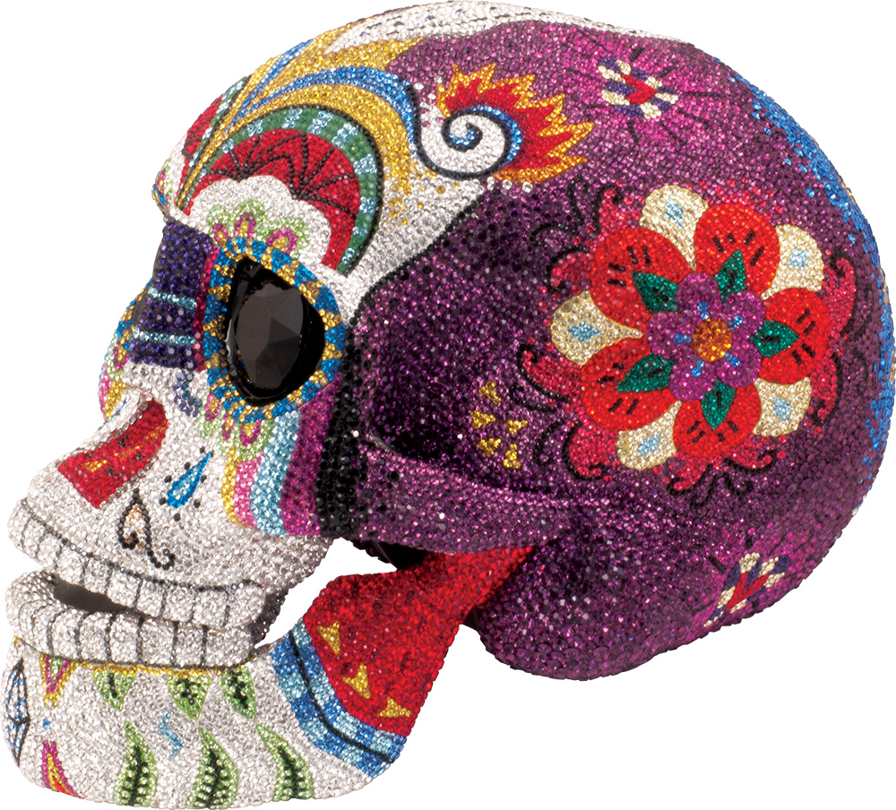 CRYSTAL SKULL SHOWPIECE (SUGAR SKULL)