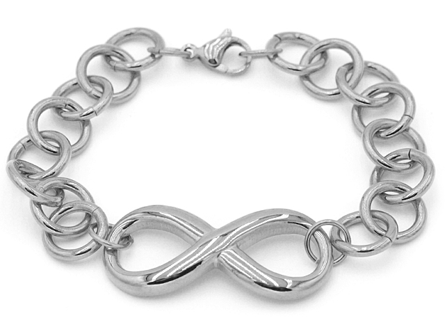 Edelstahlarmband "Infinity"