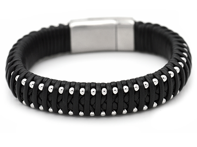 Lederarmband "Tilo" mit Edelstahlverschluss