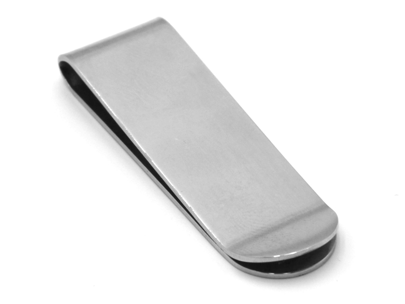 Edelstahl Geldklammer (5cmx1,5cm)