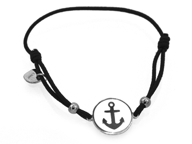 Armband "Coin Anker" mit Edelstahl