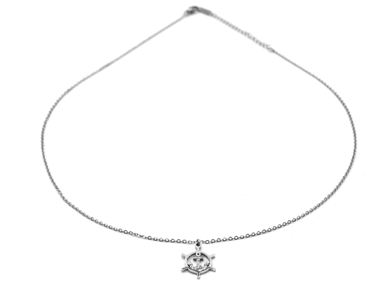 Edelstahlkette Ruder (45cm+5cm)