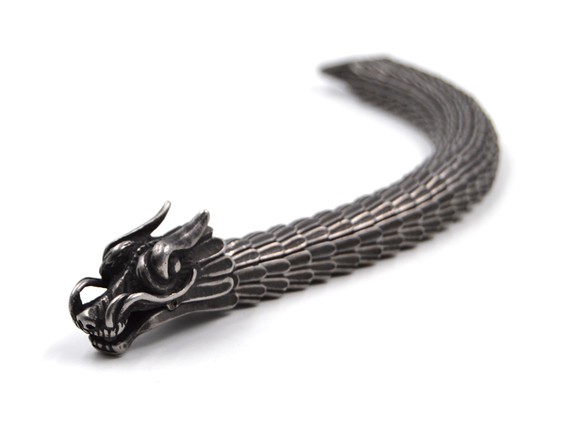 Edelstahlarmband "Drache"