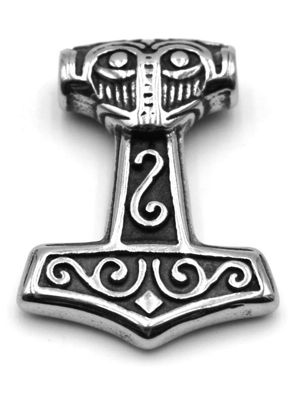 Edelstahlanhänger  "Thors Hammer" (3x2cm)