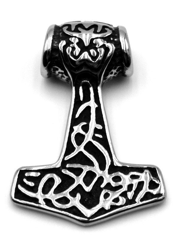 Edelstahlanhänger  "Thors Hammer" (4x3cm)