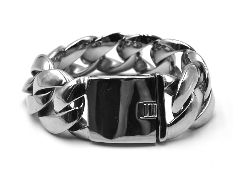 Edelstahlpanzerarmband (26x3cm)