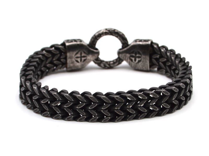 Edelstahlarmband  "Anker" (23cm)