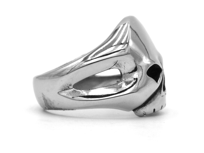 Edelstahlring "Skully"