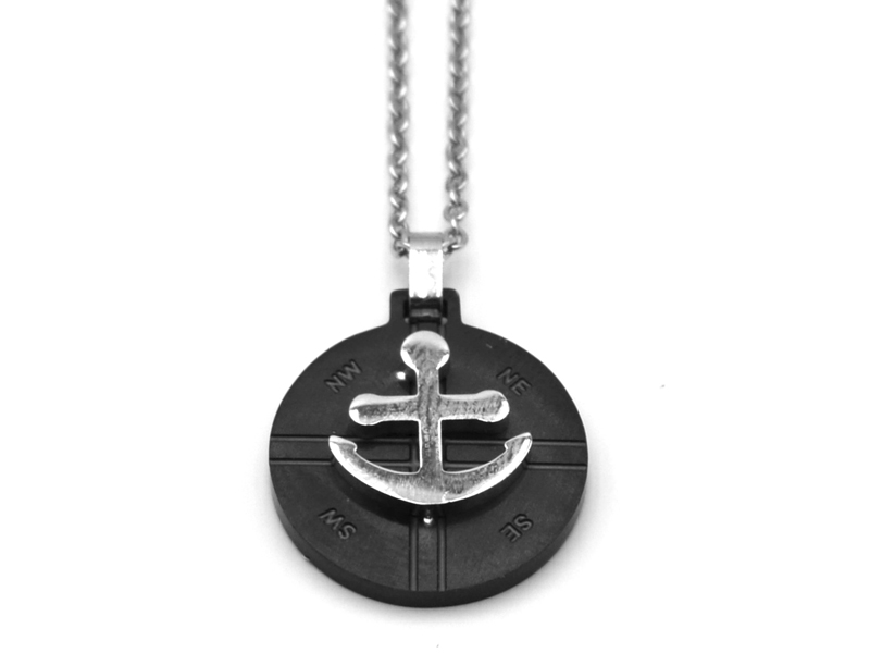 Edelstahlkette "Anker" (45+5cm)