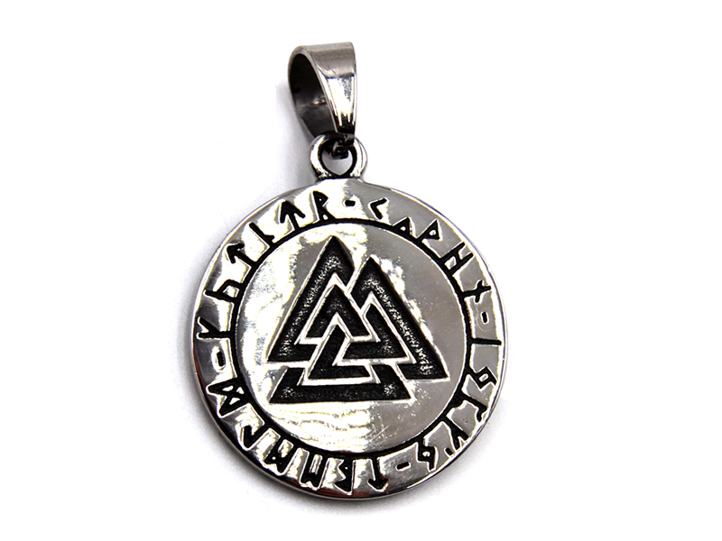 Edelstahlanhänger Keltisch Wikinger