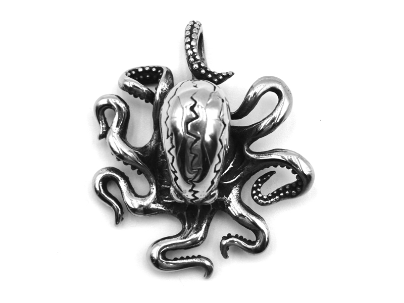 Edelstahlanhänger Oktopus