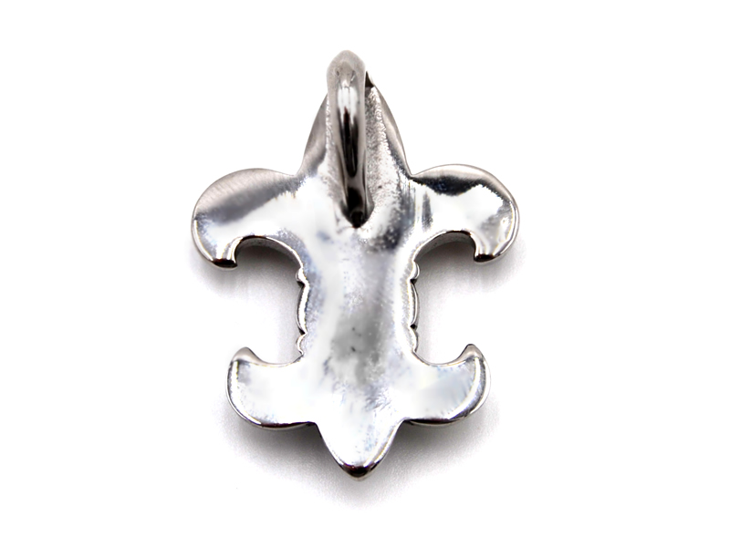 Edelstahlanhänger Lilie