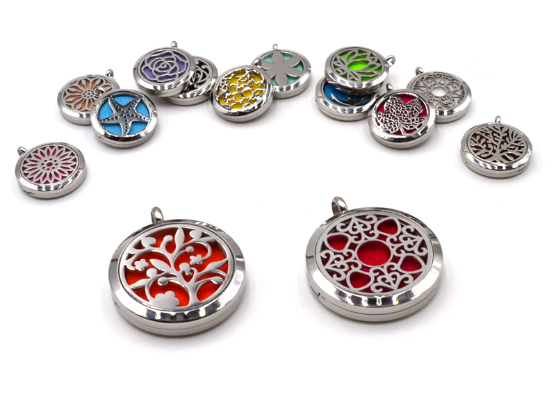 Filzplätchen für Edelstahl Medaillon's sortiert (14er Pack)