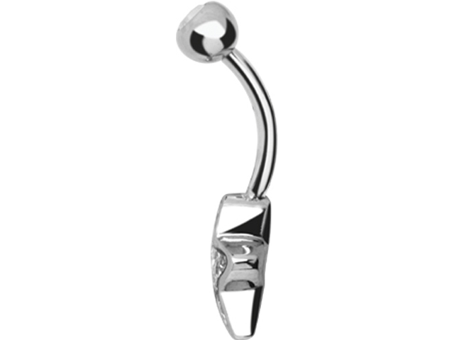 SS316L CRYSTAL STAR BANANA ( GLOSS FINISH )