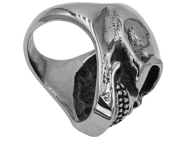 Edelstahlring "Skull"
