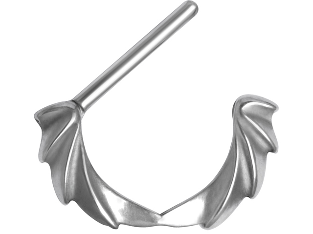 SS316L JEWELLED NIPPLE CLICKER SHIELD ( BAT WINGS )