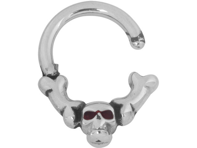 SS316 HINGED SEGMENT SKULL RINGS
