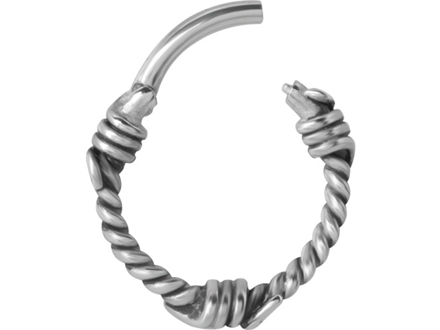 SS316L HINGED SEGMENT BARBWIRE RINGS