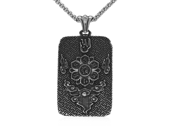 EDELSTAHLANHÄNGER "BUDDHA"