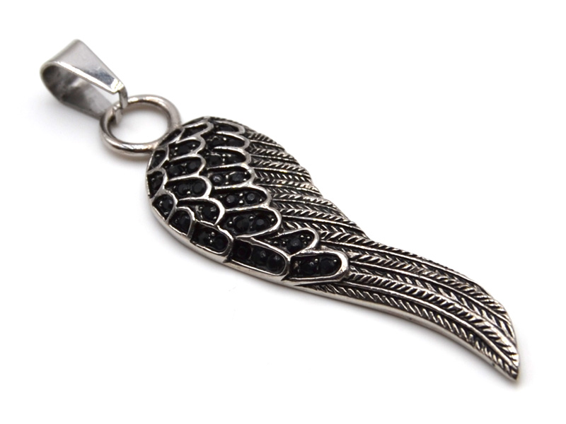 EDELSTAHLANHÄNGER "FLÜGEL"