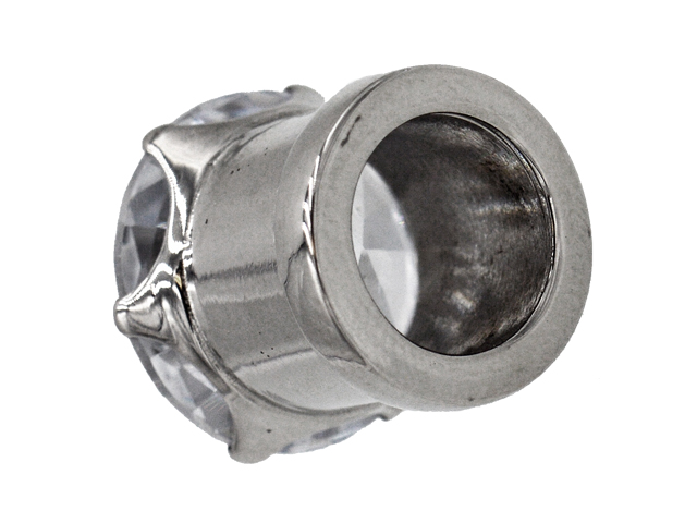 SS316L STEEL TUNNEL WITH BIG STONE SWAROVSKI