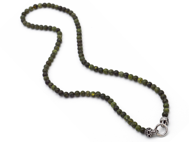 Edelstahlkette mit Maw-Sit-Sit Balls "Mexican Skulls"