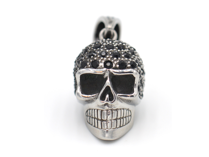 Edelstahlanhänger "Totenkopf"