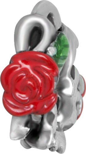 SS316L ROSE W. ENAMEL HINGED SEGMENT RINGS