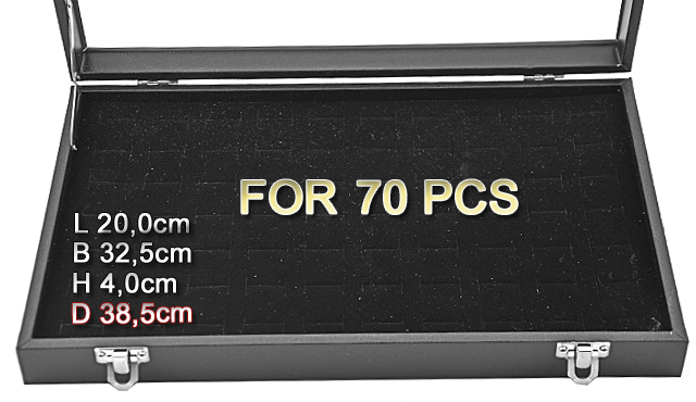 DISPLAY FOR RINGS BLACK (70PCS)