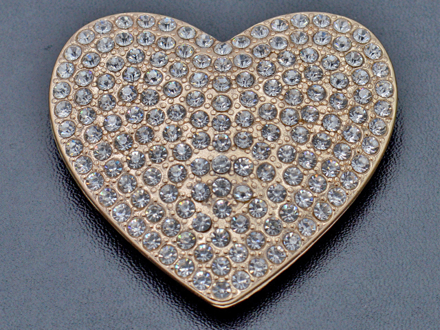 Magnetclip "Goldherz"