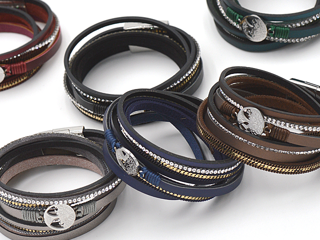 Lederarmband "Tree of Life"