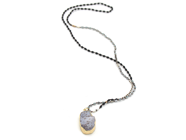 Kette mit Botswana Achatanhänger