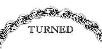 Edelstahlkette turned