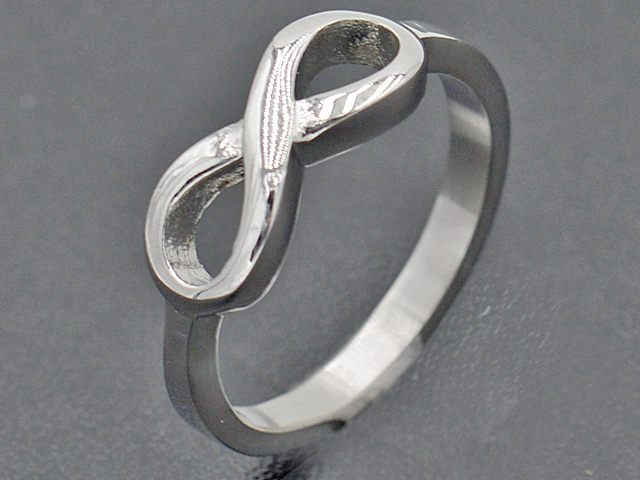 Edelstahlring "Infinity"