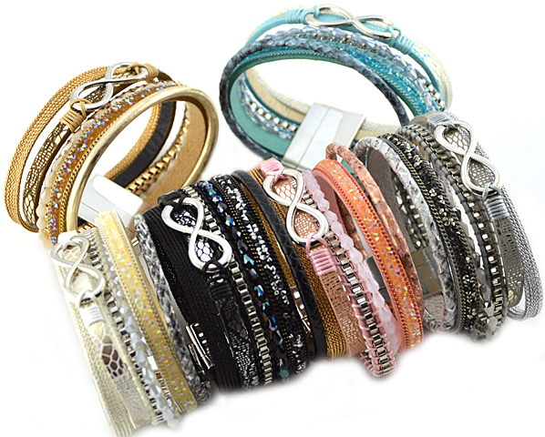 Lederarmband "Infinity"