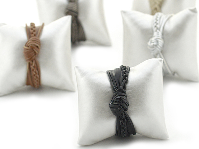 Lederarmband "Knoten"