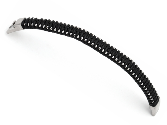 Lederarmband "Tilo" mit Edelstahlverschluss