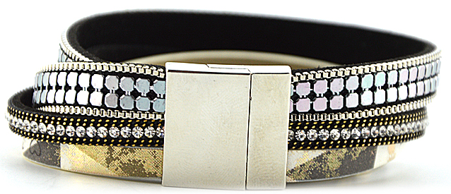 Alcantara-Armband "Melanie"