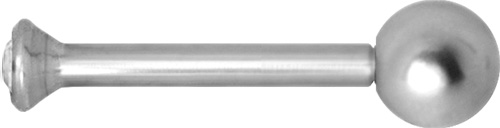 SS316L JEWELLED CONCH NANO STUDS W: SWAROVSKI CRYSTAL (SETTING)